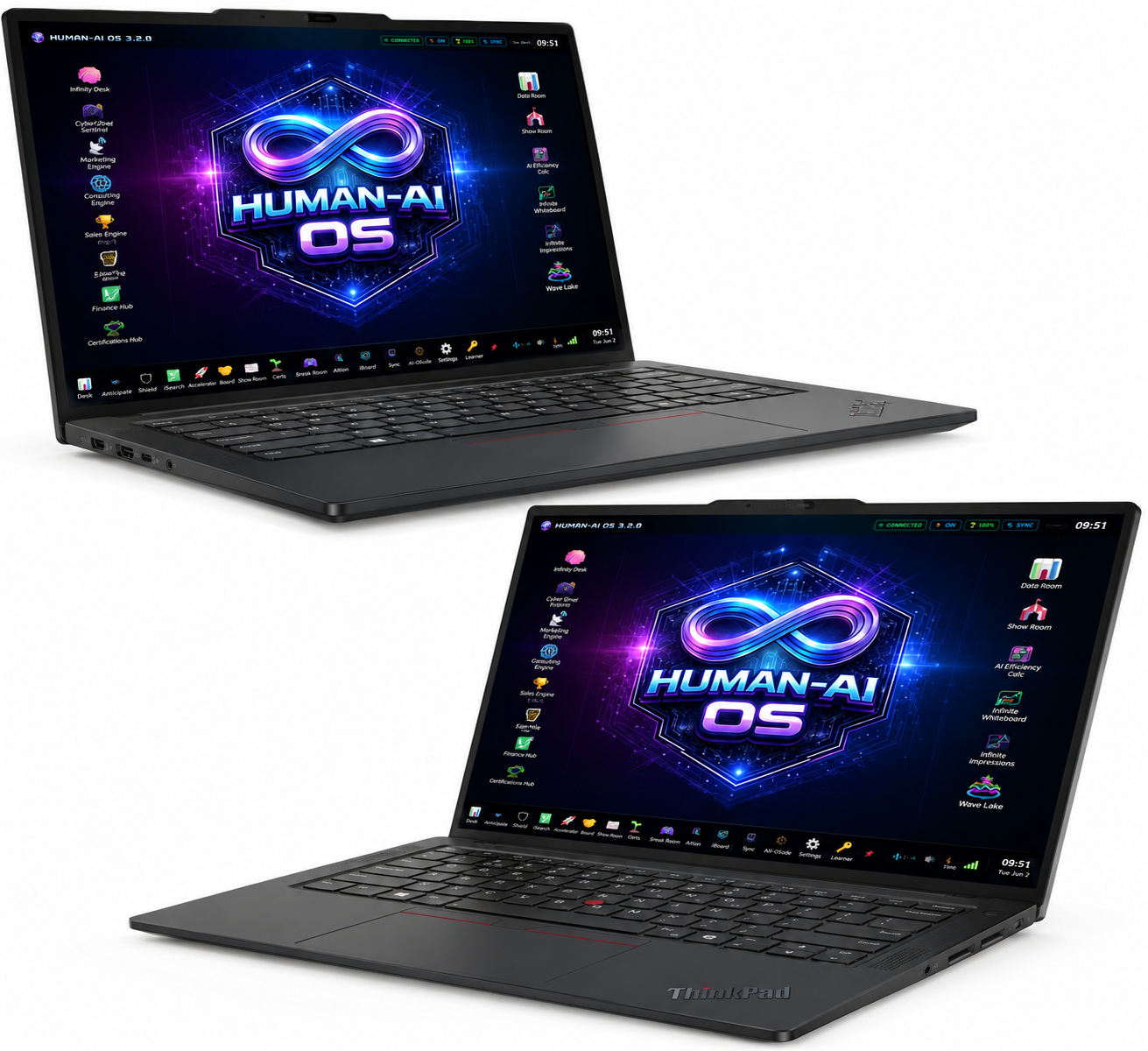 Lenovo ThinkPad P1 Gen 8, Human-AI OS certified endpoint
